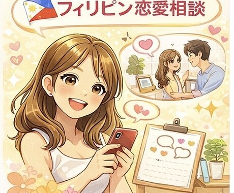 フィリピン人との恋愛相談聞きます 国際恋愛の悩みや文化の違い相談OK イメージ1