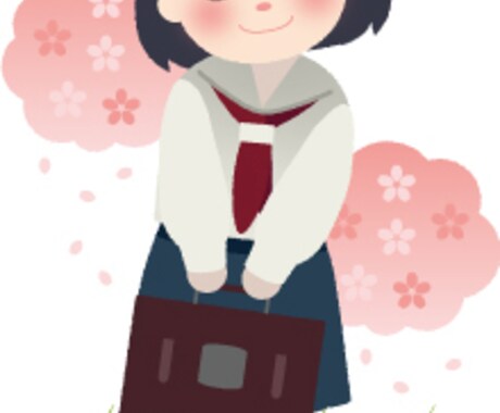 ほっこり引き立てるかわいいカット、制作いたします Illustratorほか、様々な形式にて納品可能です イメージ2