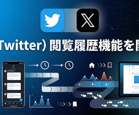 X（Twitter）閲覧履歴機能を開発します ブラウザ版のXで閲覧履歴が見れる機能を制作代行 イメージ1