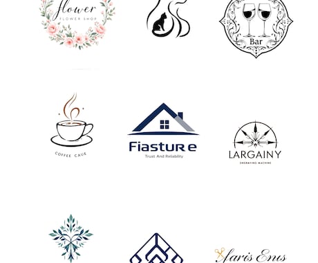 ロゴデザインいたします 想いをカタチにする、あなた専用のロゴデザインを イメージ2