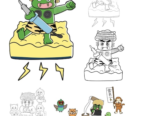 あなたの事業・サービスの「顔」を作ります ターゲットや目的に合ったキャラクターのご提案ができます！ イメージ2