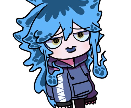 3枚！ゆるゆる絵柄でアイコンやキャラ絵描きます ゆるいミニキャラちゃんの素材描きます イメージ2