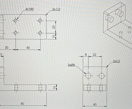 単品部品限定｜ラフ図から3Dモデル作成します 現役機械設計者が単品部品を丁寧にモデリングします イメージ2