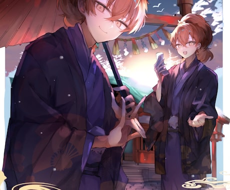 可愛い絵柄のイラストを描きます サムネや1枚絵など幅広いイラスト制作に対応します！ イメージ2