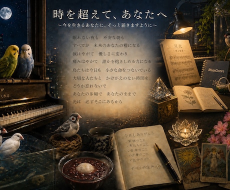 あなたに必要な言葉をお届けします お話を聞いて内容に合った言葉やエッセイをお届けします。 イメージ1