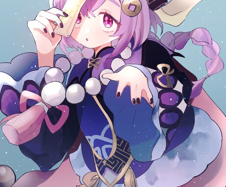 あなたの好みのキャラを描きます かわいい女の子男の子を描きます。光の表現が得意です。 イメージ2