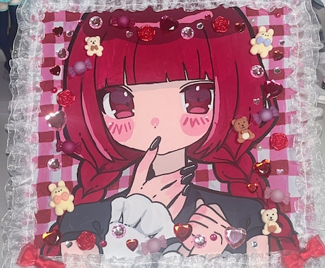 ポップでかわいいアナログイラストをお届けします お部屋にかわいいイラストを飾りたい方に！ イメージ2