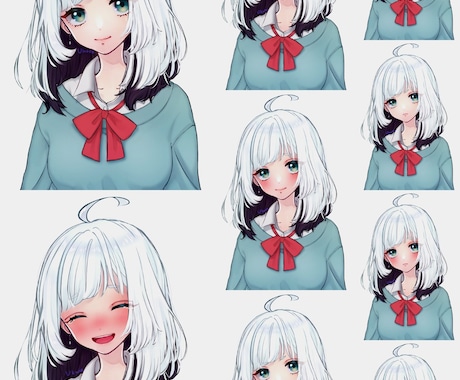短納期！ココフォリアで映えるTRPG立ち絵描きます PL向け、ココフォリアで映えるように線太めのイラストです イメージ2