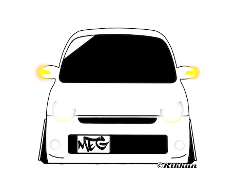 大切な愛車をポップなイラストに致します あなたの愛車をイラストにしませんか！？ イメージ2