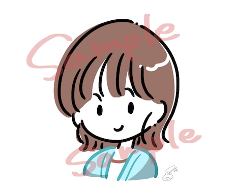 商用OK！ゆるいおしゃれアイコン、イラスト描きます 商用利用可能！イラスト、挿絵、アイコン、グッズ用途ご自由に♪ イメージ2