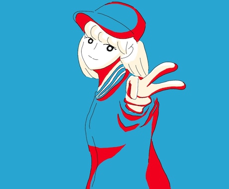 シンプルでカワイイ！ニーズに合わせてお描きします 修正回数無制限⭐︎最低価格でご対応します イメージ2