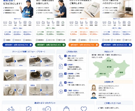 制作会社の1/3フルオーダー｜HP・LP制作します 集客・問い合わせにつながるサイトを制作します イメージ2