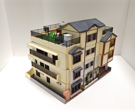 1/100スケールで色付きの建築模型を制作します 新築や建て替えなどの記念に残る建築模型を作成します！ イメージ2