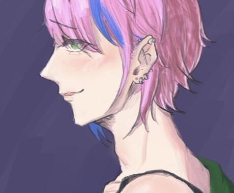 イケメンアイコンお描きします これから活動を始める方、気軽に自分だけのアイコンが欲しい方へ イメージ2