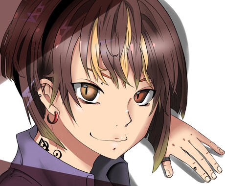 あなたのイラストをリメイクします アナログで描いたイラストをデジタルに イメージ1