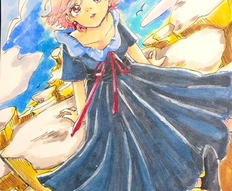 優しく、幻想的な物語性のある絵をお届けします 綺麗で儚い、優しくて淡い。そんなイメージが好きな方へ❀ イメージ1