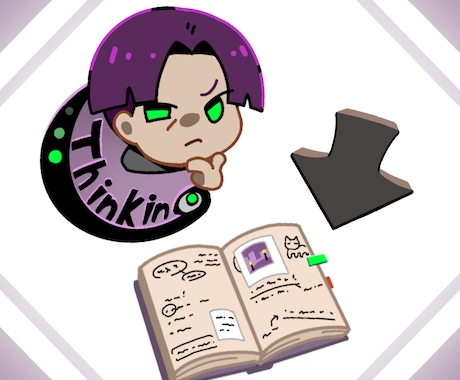ゲーム制作等で使えるUIをデザインします 商用利用無料！作品に合わせたキャラクターや小物のUIを制作！ イメージ1