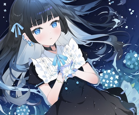 一枚絵、立ち絵などお描きします Vtuber、グッズ、SNSアイコンなど イメージ1