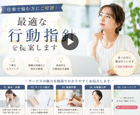 仕事で悩む方にご好評∣最適な行動指針を提案します 手相でキャリア運を読み解き手相鑑定で運気とチャンスの波を見る イメージ2