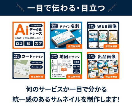 ぱっと目を惹く出品画像を制作いたします 目立つ、伝わる、信頼感のあるサムネイルを制作します！ イメージ2