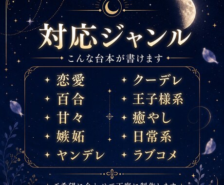 シチュエーションボイス台本を書きます 声にしたとき自然に響く台本を制作します イメージ2
