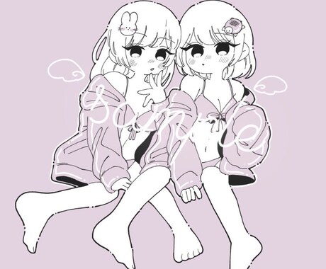 シンプルでゆるふわなイラストお描きします 大切な人へのちょっとしたプレゼント、SNSのアイコンにぜひ！ イメージ2
