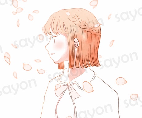 イラスト多数/完成品イラストを販売しています ゆるふわ/おしゃれ/フェミニン/ナチュラルシリーズ イメージ2