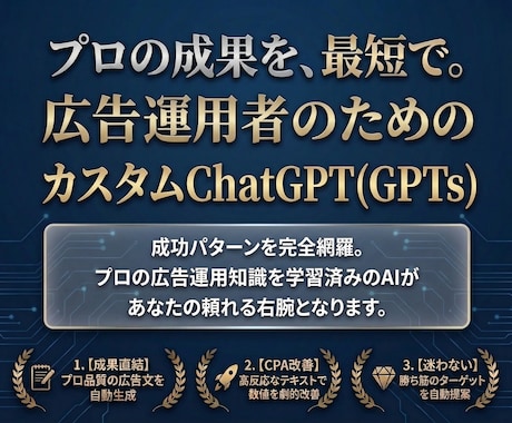 Meta広告の完全攻略パッケージをご提供します 動画教材＋数値管理自動化＋GPTsで広告運用スキルを底上げ イメージ2