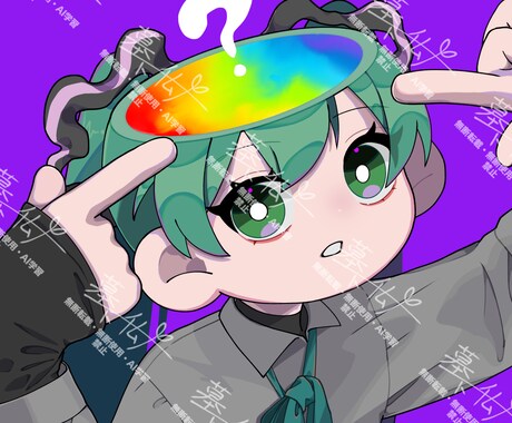 アイコン、立ち絵、MVイラスト(一枚絵)を描きます 動画の立ち絵素材やIRIAMでの配信等の立ち絵やMVに！ イメージ1