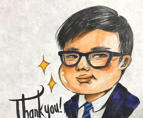 癒し系似顔絵描きます 眺めるだけでほっこりするような似顔絵、いかがですか？ イメージ2