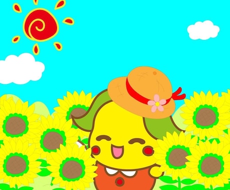 みかぽんキャラクターライセンスを提供します ツイッターで大人気のキャラクターです。 イメージ1