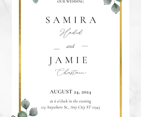 デジタル結婚招待状の制作をします あなたオリジナルのデジタルSave the date イメージ2
