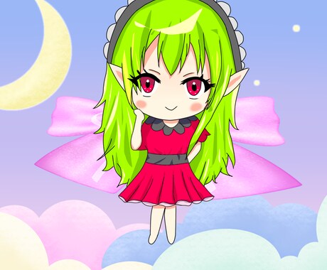 格安でSNS用のアイコン（ミニキャラ）作ります 最短1日で納めます！SNS用アイコンのミニキャラ作成 イメージ2