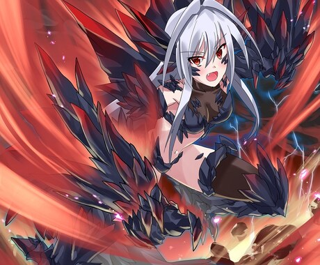 オリキャラのキャラデザ承ります 派手でかっこいい表現が得意です イメージ1