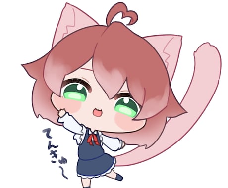 著作権譲渡込み】ゆるかわデフォルメアイコン承ります 素早く！緩く可愛く仕上げます！ イメージ2