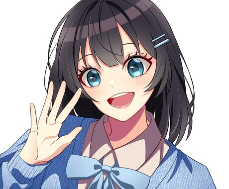 塗り方3種類！立ち絵・アイコンを制作します アニメーター歴あり！スピード納品いたします イメージ2