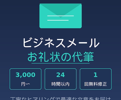 ビジネスメール・お礼状を代筆します 丁寧・迅速！どんなシーンも対応します イメージ1