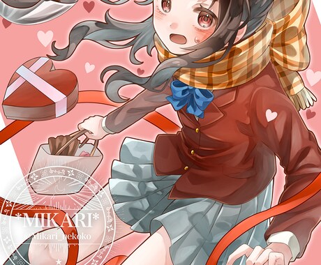 一枚絵のイラスト、立ち絵を承ります 可愛くてキラキラしたイラストを手掛けます！ イメージ2
