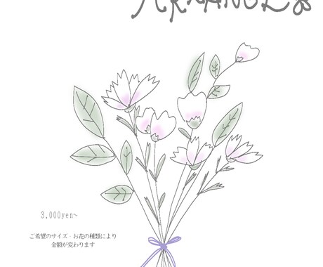 ゆるシンプルなメニューをお作りします 手書き風のイラストを描きこんだ、あなたのお店だけのメニューを イメージ2