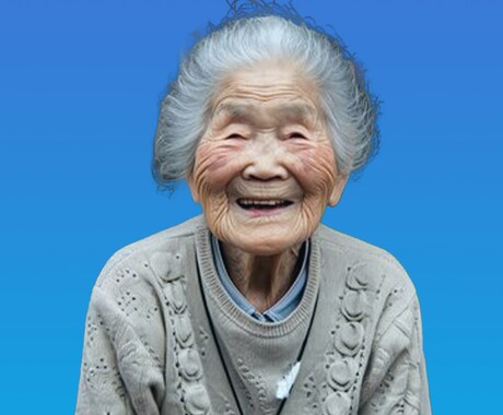 お持ちの写真から遺影写真制作します 送っていただいた画像から遺影制作 イメージ2