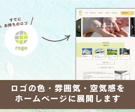 らしさがそっと浮かび上がるホームページ作ります トップページ含む全４ページ✴︎まずは小さく始めてみたい方へ イメージ2