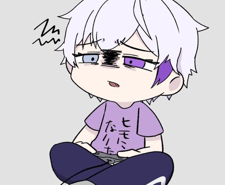 絵柄複数！表情差分可能！デフォルメイラスト描きます 動画、配信、グッズ制作に使える！表情差分サービス付き！ イメージ1
