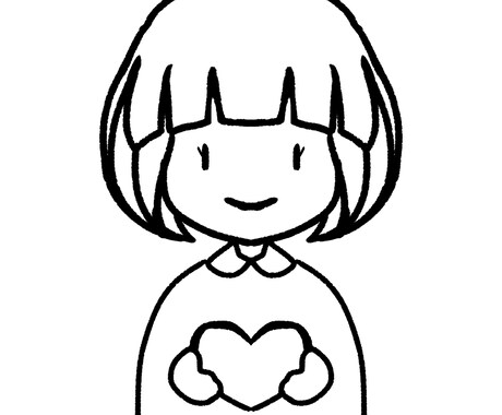 シンプルなイラスト描きます お気軽にお試しください〜優しい人がいいなぁ。 イメージ2