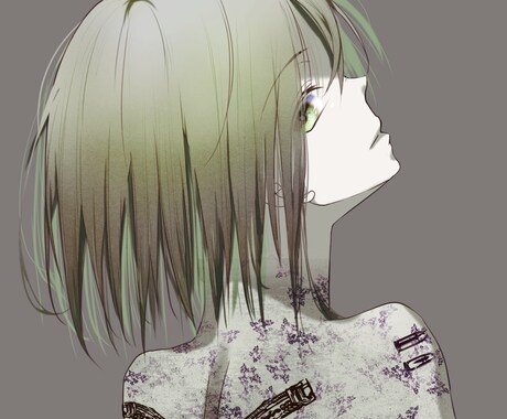 SNS・配信者向けアイコン描きます ほんのりダークで大人っぽいアイコンにしませんか イメージ1