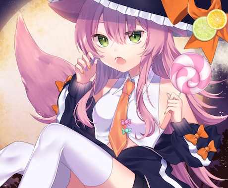 一枚絵【萌え系】描きます 観賞用、配信、動画などに！可愛い女の子描きます イメージ2