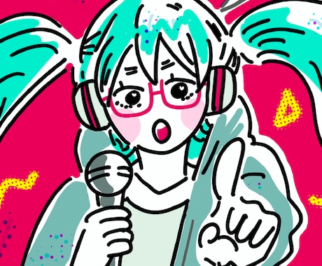 目立つ！元デザイナーがポップなアイコン作成します ビビットカラーで目を引く！ジャケットカバーなどにも イメージ2