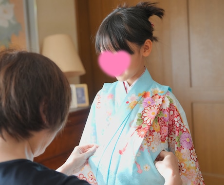 七五三・入園卒園◎家族支度 出張ヘアメイク着付ます 家族の“特別な日”を、自宅でラクに華やかに。 イメージ1