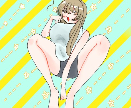 レトロポップイラスト描きます 商用利用可レトロポップイラスト描きます！！！ イメージ2