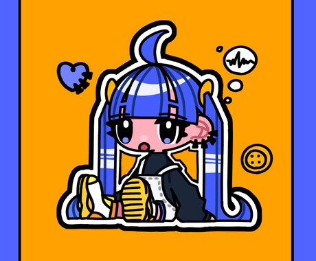 可愛いSNSアイコン制作します SNSで使えるイラストアイコンを格安で制作します！ イメージ1
