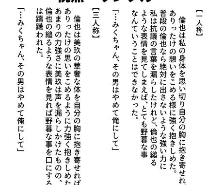 恋愛小説専門！描写にこだわった恋愛小説書きます 様々な恋愛をこだわった文章で描写致します！ イメージ2